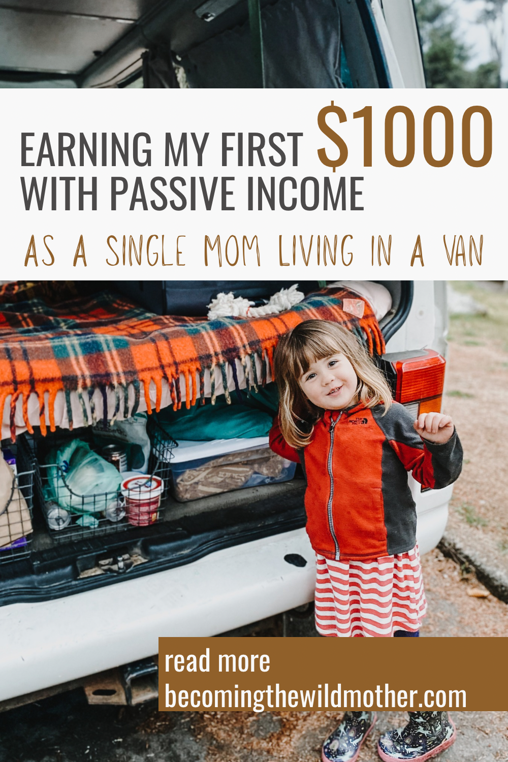 Income as A Single Stay At Home Mom: Earning My First $1000